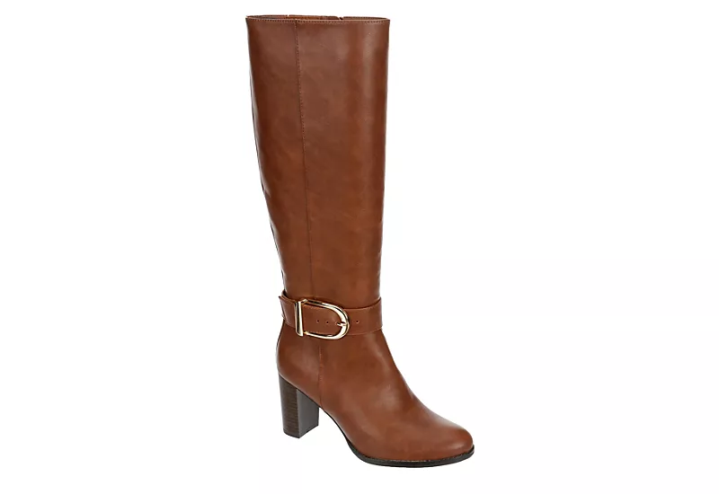 Lauren Blakwell Womens Raquel Tall Dress Boot - Cognac 1 Lauren Blakwell Womens Raquel Tall Dress Boot - Cognac