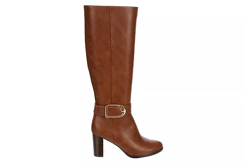 Lauren Blakwell Womens Raquel Tall Dress Boot - Cognac 2 Lauren Blakwell Womens Raquel Tall Dress Boot - Cognac - Image 2