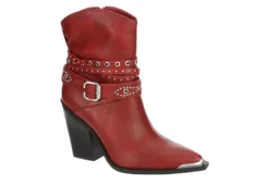 Michael By Michael Shannon Womens Dottie Western Boot - Red