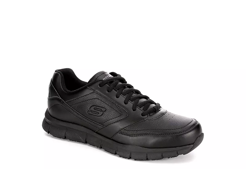 Skechers Mens Nampa Slip Resistant Work Shoe - Black 1 Skechers Mens Nampa Slip Resistant Work Shoe - Black