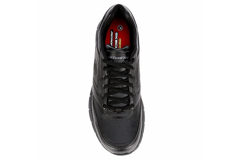 Skechers Mens Nampa Slip Resistant Work Shoe - Black 6 Skechers Mens Nampa Slip Resistant Work Shoe - Black - Image 6