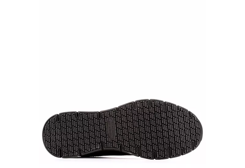 Skechers Mens Nampa Slip Resistant Work Shoe - Black 7 Skechers Mens Nampa Slip Resistant Work Shoe - Black - Image 7