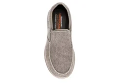 Skechers Mens Moseco Slip On Sneaker - Taupe -Skechers Sales US 01 335293 05