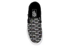 Vans Womens Asher Slip On Sneaker - Black -Skechers Sales US 01 401192 05