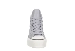 Converse Womens Chuck Taylor All Star High Top Platform Sneaker - Pale Grey -Skechers Sales US 01 401481 02