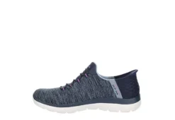 Skechers Womens Summits Slip-ins Running Shoe - Navy -Skechers Sales US 01 401745 03