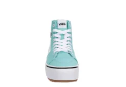 Vans Womens Filmore High Top Tapered Platform Sneaker - Aqua -Skechers Sales US 01 401766 02