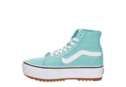Vans Womens Filmore High Top Tapered Platform Sneaker - Aqua -Skechers Sales US 01 401766 03