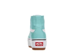 Vans Womens Filmore High Top Tapered Platform Sneaker - Aqua -Skechers Sales US 01 401766 04