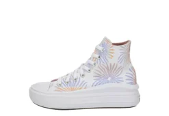 Converse Womens Chuck Taylor All Star Move High Top Sneaker - White -Skechers Sales US 01 401774 03