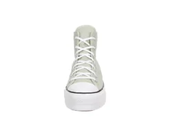 Converse Womens Chuck Taylor All Star High Top Platform Sneaker - Pale Green -Skechers Sales US 01 401834 02