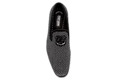 Stacy Adams Mens Swagger Studded Slip On Oxford - Black -Skechers Sales US 01 420069 05