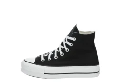 Converse Womens Chuck Taylor All Star High Top Platform Sneaker - Black -Skechers Sales US 01 431054 03