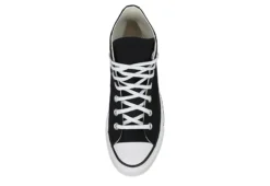 Converse Womens Chuck Taylor All Star High Top Platform Sneaker - Black -Skechers Sales US 01 431054 05
