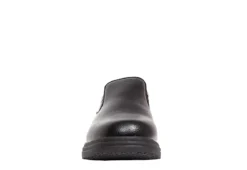 Deer Stags Mens Manager Slip Resistant Work Shoe - Black -Skechers Sales US 01 500657 02