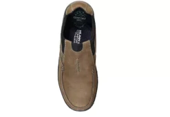 Nunn Bush Mens Quest Moc Toe Slip On Oxford - Tan -Skechers Sales US 01 500699 05