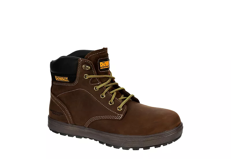 Dewalt Mens Plasma Steel Toe Work Boot - Brown 1 Dewalt Mens Plasma Steel Toe Work Boot - Brown