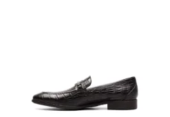Stacy Adams Mens Ferdinand Moc Toe Slip On Oxford - Black -Skechers Sales US 01 501551 03
