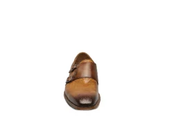 Stacy Adams Mens Torrance Plain Toe Double Monk Strap Oxford - Cognac -Skechers Sales US 01 501559 02