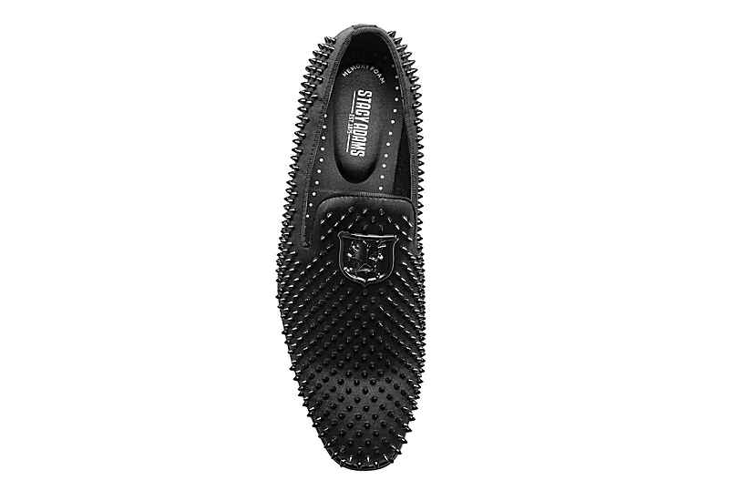Stacy Adams Mens Sabre Spiked Slip On Oxford - Black 6 Stacy Adams Mens Sabre Spiked Slip On Oxford - Black - Image 6