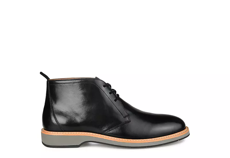Thomas & Vine Mens Booker Chukka Boot - Black 2 Thomas & Vine Mens Booker Chukka Boot - Black - Image 2