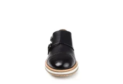 Thomas & Vine Mens Thatcher Monk Strap Oxford - Black -Skechers Sales US 01 501670 02