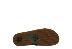 Reef Mens Fanning Slide Sandal - Olive -Skechers Sales US 01 501689 06