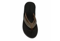 Day Five Mens Board Walk Flip Flop Sandal - Brown -Skechers Sales US 01 501730 05