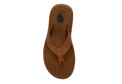 Vans Mens Morro 3 Point Flip Flop Sandal - Brown -Skechers Sales US 01 501767 05