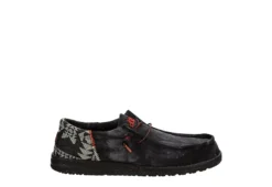 Heydude Mens Wally Slip On Sneaker - Black -Skechers Sales US 01 501813 01