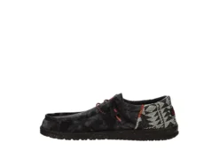 Heydude Mens Wally Slip On Sneaker - Black -Skechers Sales US 01 501813 03