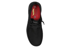 Skechers Mens Arch Fit Melo Slip Resistant Work Shoe - Black -Skechers Sales US 01 501849 03