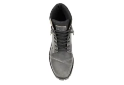 Territory Mens Grind Lace-up Boot - Grey 12 Territory Mens Grind Lace-up Boot - Grey -Skechers Sales US 01 501955 05