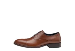 Johnston & Murphy Mens Stockton Cap Toe Oxford - Dark Tan -Skechers Sales US 01 502049 03