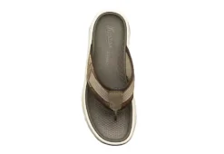Florsheim Mens Tread Lite Flip Flop Sandal - Taupe -Skechers Sales US 01 502188 05