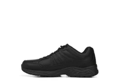 Dr. Scholl's Mens Titan 2 Slip Resistant Work Shoe - Black -Skechers Sales US 01 502220 03