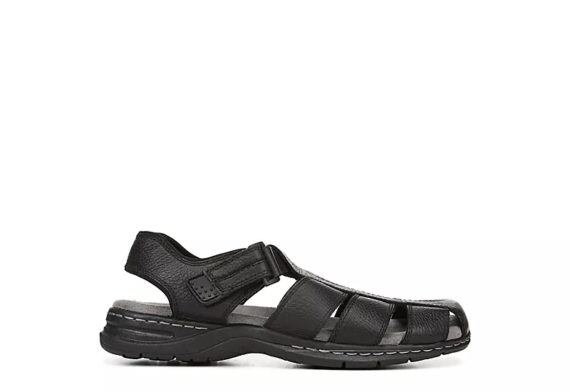 Dr. Scholl's Mens Gaston Outdoor Sandal - Black 2 Dr. Scholl's Mens Gaston Outdoor Sandal - Black - Image 2