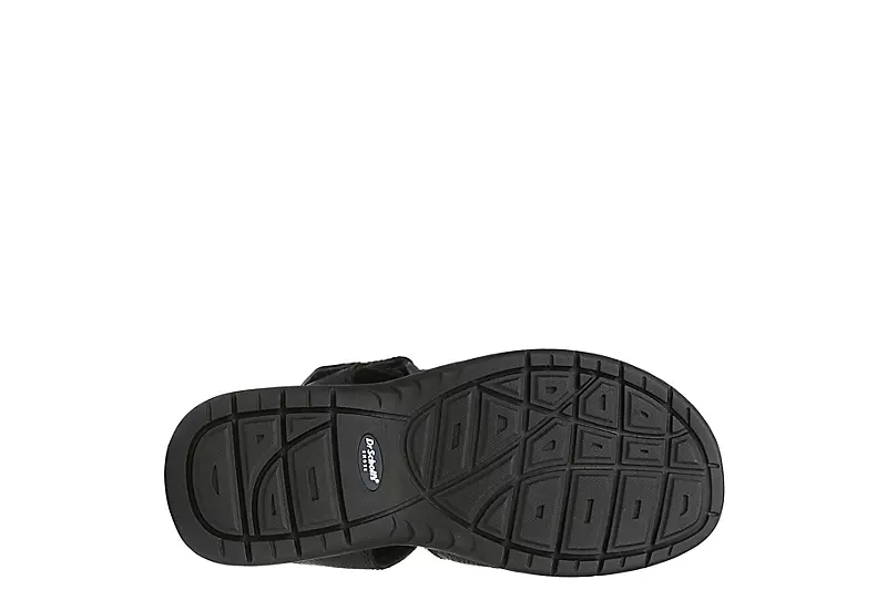 Dr. Scholl's Mens Gaston Outdoor Sandal - Black 7 Dr. Scholl's Mens Gaston Outdoor Sandal - Black - Image 7