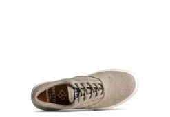 Sperry Mens Halyard Plushstep Cvo Sneaker - Taupe -Skechers Sales US 01 502279 04