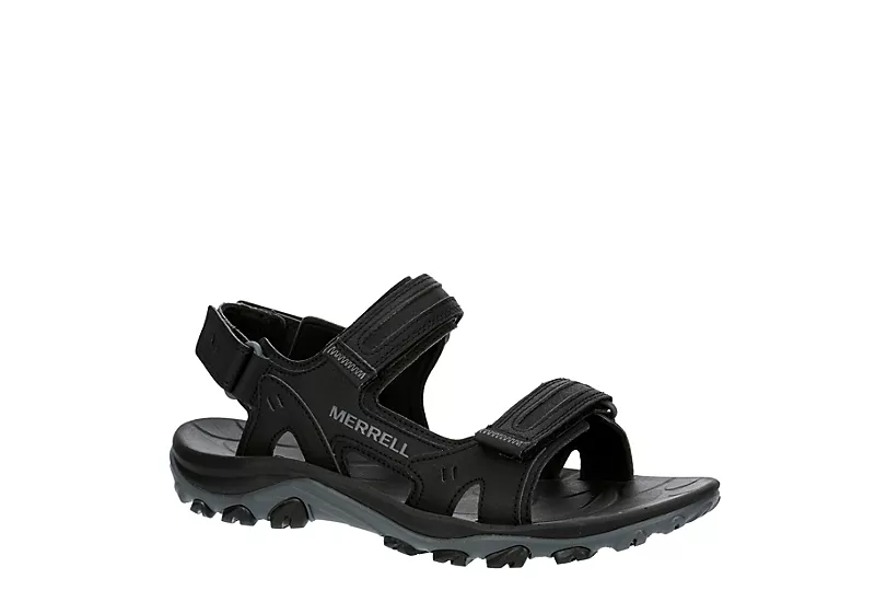 Merrell Mens Huntington Sport Convert Outdoor Sandal - Black 1 Merrell Mens Huntington Sport Convert Outdoor Sandal - Black