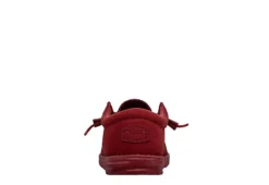 Heydude Mens Wally Slip On Sneaker - Red -Skechers Sales US 01 502323 03