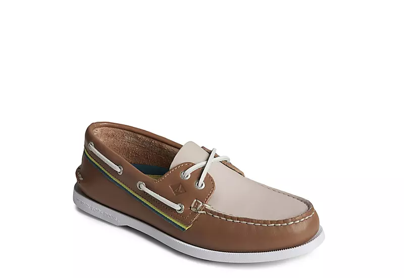 Sperry Mens Ao 2-eye Boat Shoe - Tan 1 Sperry Mens Ao 2-eye Boat Shoe - Tan