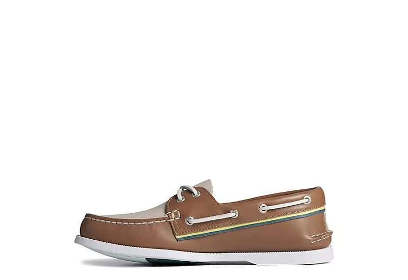 Sperry Mens Ao 2-eye Boat Shoe - Tan 3 Sperry Mens Ao 2-eye Boat Shoe - Tan - Image 3