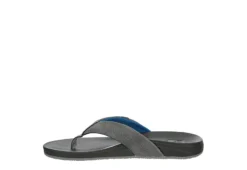 Reef Mens Cushion Spring Flip Flop Sandal - Grey -Skechers Sales US 01 502368 03