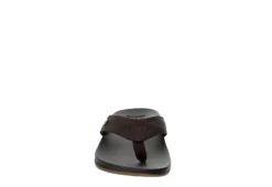 Reef Mens Cushion Spring Lux Flip Flop Sandal - Brown -Skechers Sales US 01 502372 02