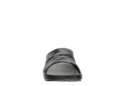 Oofos Mens Ooahh Sport Slide Sandals - Black -Skechers Sales US 01 502411 02
