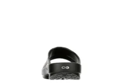 Oofos Mens Ooahh Sport Slide Sandals - Black -Skechers Sales US 01 502411 04