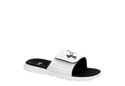 Under Armour Mens Ignite Pro Slide Sandal - White