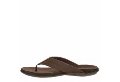 Franco Fortini Mens Newport Flip Flop Sandal - Dark Brown -Skechers Sales US 01 502430 03