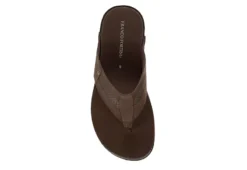 Franco Fortini Mens Newport Flip Flop Sandal - Dark Brown -Skechers Sales US 01 502430 05